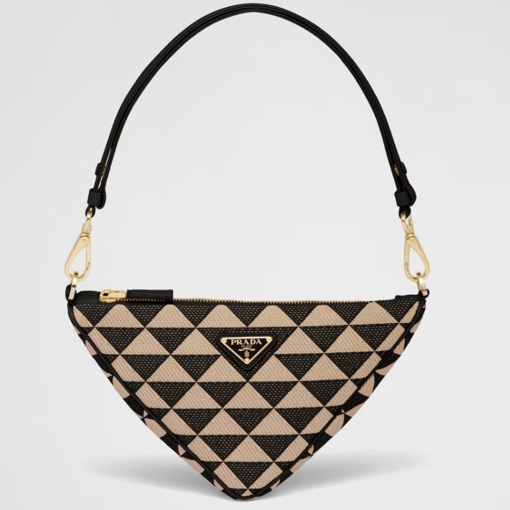 PRADA Embroidered Jacquard Bag - Picture 4 of 17